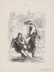Kuvitus "Pikku merenneito" H.C. Andersen, "Satuja ja tarinoita", osa 1