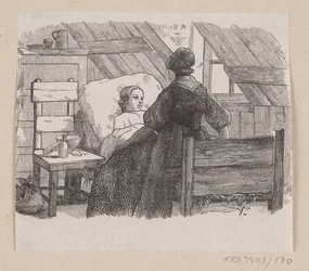 Kuvitus "Five from a hernetanko" H.C. Andersen, "Satuja ja tarinoita", osa 2