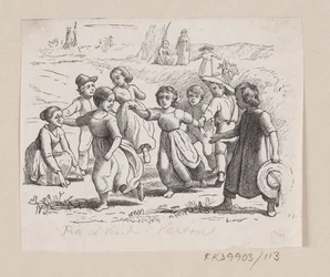 Kuvitus "Ikkunasta Vartoussa" H.C. Andersen, "Satuja ja tarinoita", osa 2