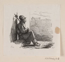 Kuvitus "Lykkens Kaloskerille" H.C. Andersen, "Satuja ja tarinoita", osa 1