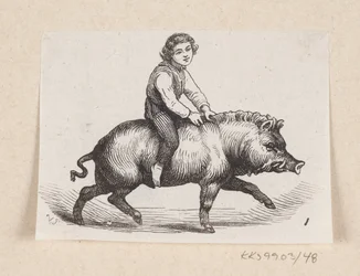 Kuvitus elokuvalle "The Metal Pig" H.C. Andersen, "Satuja ja tarinoita", osa 1