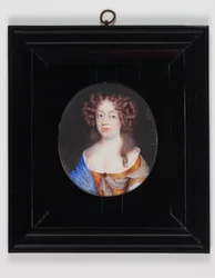 Frances Pierrepont, Newcastlen herttuatar (akvarelli norsunluun)