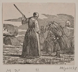 Kuvitus "Kätilö ja peikko"