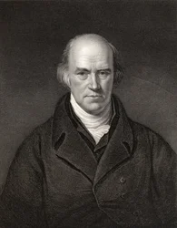 Davies Gilbert, Royal Societyn presidentti, kaiverrettu J. Thompson, "National Portrait Gallery, osa II", julkaistu noin 1835
