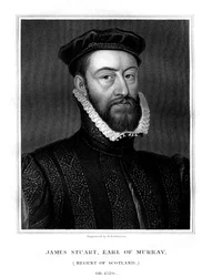 James Stewart, 1. Earl of Moray, Skotlannin valtionhoitaja, 1827.