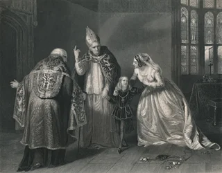 Kuningatar Elisabet ja Yorkin herttua. Kuningas Rikhard III, 1870