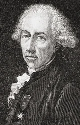 Francois Alexandre Frederic, Duc de la Rouchefoucauld-Liancourt, kaiverrus Pannemaker-Ligny, Louis Blancin (1811-82) teoksesta "Histoire de la Revolution Francaise"