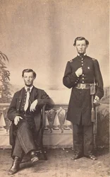 Alonzo H. Sterrett, edesmennyt adjutantti, 40. Yhdysvaltain jalkaväki, 27. heinäkuuta 1865.