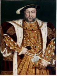 Henry VIII:n muotokuva – A. P. Holbein, v. 1543.
