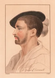 Simon George of Quocoute, Cornwall, 1812 (kaiverrus)