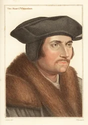 Sir Thomas More, kuningas Henry VIII:n lordikansleri, 1812 (kaiverrus)