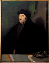 Erasmus Rotterdamilaisen, hollantilaisen humanistin muotokuva