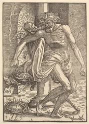 Kristus kidutusvälineillä pienen enkelin tukemana, 1517.