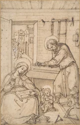 Kristuksen lapsuus, puusepän pajassa, 1534-93.