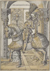 Keisari Maximilian I:n ratsastusmuotokuva, 1508