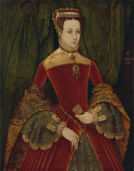 Kuusitoistavuotiaan naisen muotokuva, joka on aiemmin tunnistettu Mary Fitzalaniksi, Norfolkin herttuattareksi, 1565.
