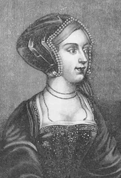 Anne Boleyn (n. 1507-36) Englannin Henrik VIII:n toinen vaimo (katso myös 68049)