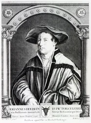 Hans Holbein nuorempi, kaiverrettu Bartholomaus Huebnerin toimesta, 1790.