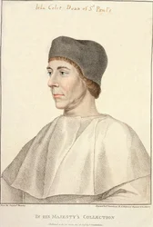 John Colet (n. 1467-1519), Francesco Bartolozzin kaivertaman Pyhän Paavalin dekaani (1727-1815)