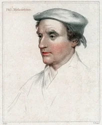 Philip Melancthon, kaiverrettu E. Bocquet