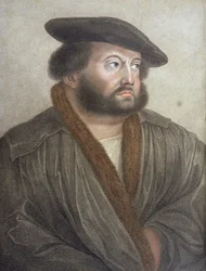 Francesco Bartolozzin (1727-1815) kaivertama Hans Holbeinin (14978-1543) muotokuva