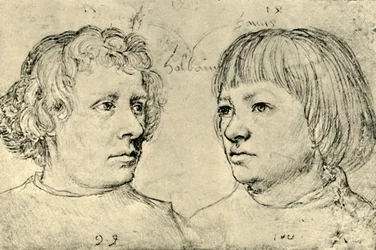 Ambrosius ja Hans, taiteilijoiden pojat, 1511, 1943.