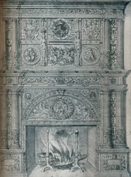 Piirustus savupiipun palasta, c1537