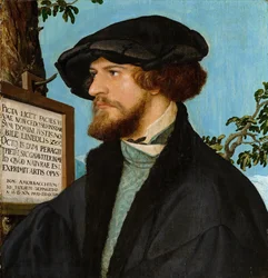 Bonifacius Amerbachin muotokuva, 1519 (öljy mäntyyn).