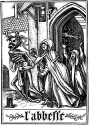 Abbess vieraili kuolemalla, 1538