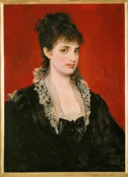 Anna von Waldberg ... (maalaus puulle)