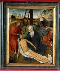 Triptyykki Adriaan Reinsistä, Sint-Jansin sairaalan veljestä (henkeä huohottaen).