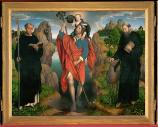 Triptyykki Saint Christopher (maalaus tammelle)