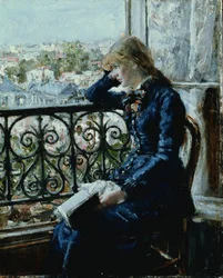 Ikkunan ääressä, 1881