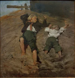 Pojat oljissa