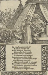 Judith Holophernesin pään kanssa, Das Büchlen muistomerkistä, 1533.