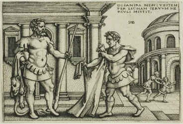 Lichas tuo Nessuksen vaatteen Herculesille, teoksesta The Labors of Hercules