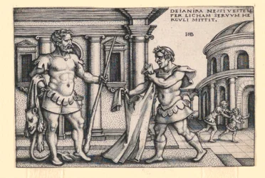 Lichas tuo Nessuksen viitta Herculesille