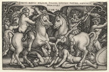 Herculesin työt: Hercules sieppaa Iolea, 1544.