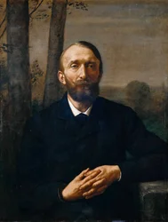 Konrad Fiedlerin muotokuva 1841-1895, 1884.