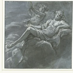 Bacchus juomakulholla ja Sileenillä