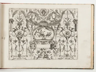 Làmina 24, de Grotteßco: in diverßche manieren (Diverses grotesques)finès