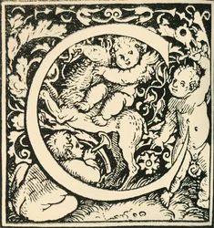C - Hans Weiditzin aakkoset, c1520-1521, 1908.