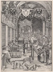 Maximilian I kuulomessu, n. 1515.