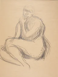 Istuva naismalli