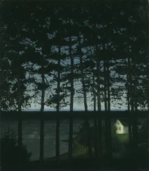 Kalastajan mökki, 1906