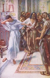 Josephs, jonka veljensä tunsivat, kuvitus kuvista, jotka opettavat kruunusarjan, 1920