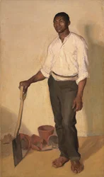 Mustan puutarhurin muotokuva, noin 1905