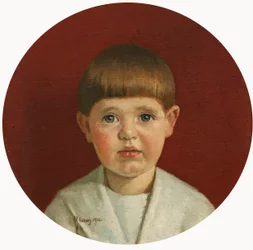 James Jewill Hill, Jr.:n muotokuva (aluksella öljy kankaalle)