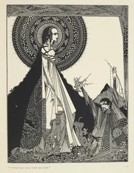 ”Huutaisin ääneen hänen nimeään.” Kuvitus novelliin Ligeia. ”Ligeia” on Edgar Allan Poen novelli. Tarina kertoo nimettömästä kertojasta ja hänen vaimostaan Ligeiasta, kauniista ja älykkäästä korpinmustatukkaisesta naisesta. Hän sairastuu ja kirjoittaa