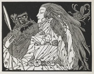 Tarinan kuvitus, "naurettavat toiveet".